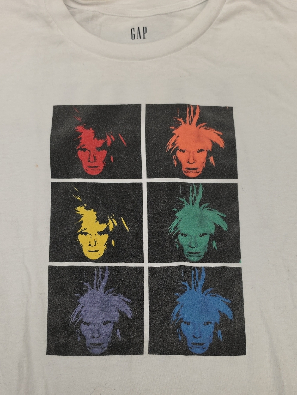 GAP Pop Art Multi-Color Graphic Tee Med Unisex